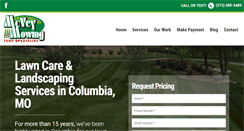 Desktop Screenshot of mcveymowing.com