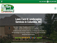 Tablet Screenshot of mcveymowing.com
